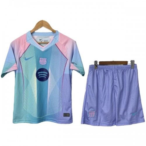 Conjunto Barcelona Special 2025-26 Azul - Criança Conjunto Barcelona Special 2025-26 Azul - Criança