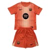 Conjunto FC Barcelona Orange Version Guarda Redes 2025-26 - Criança