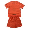 Conjunto FC Barcelona Orange Version Guarda Redes 2025-26 - Criança