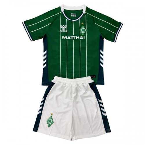 Conjunto Werder Bremen Equipamento Principal 2025-26 - Criança Conjunto Werder Bremen Equipamento Principal 2025-26 - Criança