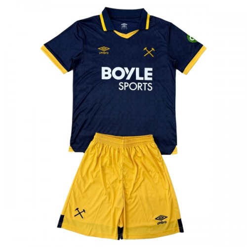 Conjunto West Ham United Equipamento Terceiro 2025-26 - Criança Conjunto West Ham United Equipamento Terceiro 2025-26 - Criança