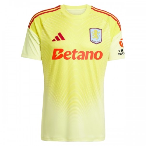 Camisola do Aston Villa Guarda Redes 2025-26 Amarela Camisola do Aston Villa Guarda Redes 2025-26 Amarela