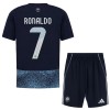 Conjunto Al Nassr Ronaldo 7 Equipamento Alternativo 2025-26 - Criança