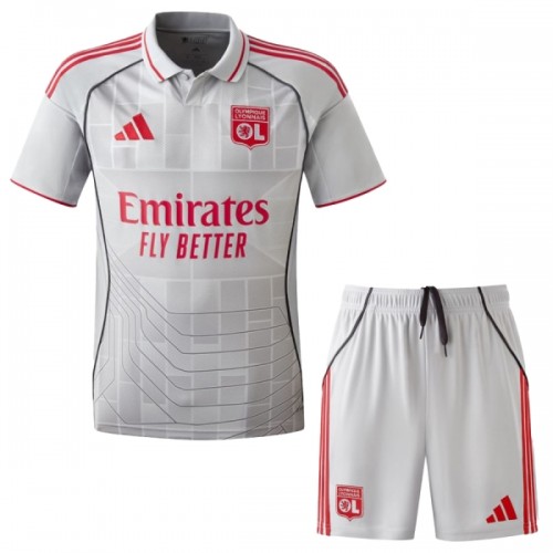 Conjunto Olympique Lyonnais Equipamento Terceiro 2025-26 - Criança Conjunto Olympique Lyonnais Equipamento Terceiro 2025-26 - Criança