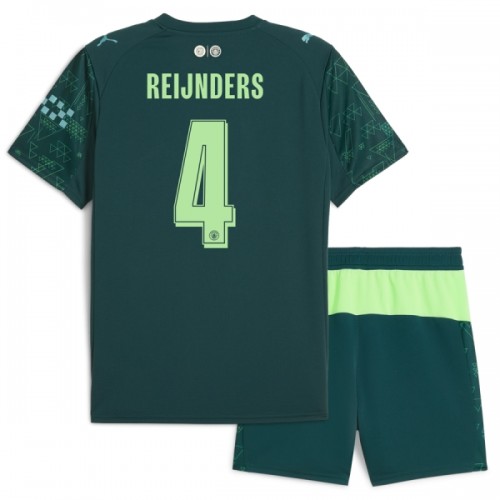 Conjunto Manchester City Reijnders 4 Equipamento 4ª EA Sport 2025-26 - Criança Conjunto Manchester City Reijnders 4 Equipamento 4ª EA Sport 2025-26 - Criança