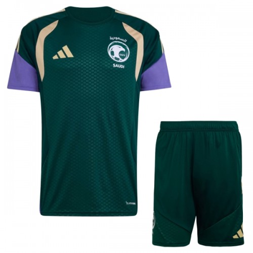 Arábia Saudita Camisolas de Treino Mundial 2026 Verde - Criança Arábia Saudita Camisolas de Treino Mundial 2026 Verde - Criança