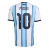 Camisola do Argentina Messi 10 Equipamento Principal Mundial 2026