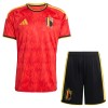 Conjunto Bélgica Equipamento Principal Mundial 2026 - Criança Conjunto Bélgica Equipamento Principal Mundial 2026 - Criança