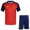 Conjunto Espanha Equipamento Principal Mundial 2026 - Criança