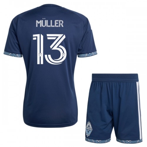 Conjunto Vancouver Whitecaps Muller 13 Equipamento Alternativo 2026 - Criança Conjunto Vancouver Whitecaps Muller 13 Equipamento Alternativo 2026 - Criança