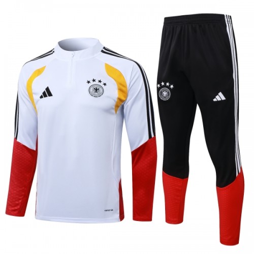 Alemanha Sweat de Treino zíper 2026-27 Branca Alemanha Sweat de Treino zíper 2026-27 Branca