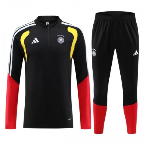 Alemanha Sweat de Treino zíper 2026-27 Preta Alemanha Sweat de Treino zíper 2026-27 Preta