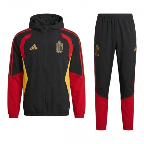 Bélgica Casaco Capuz Treino 2026-27 Preta Bélgica Casaco Capuz Treino 2026-27 Preta