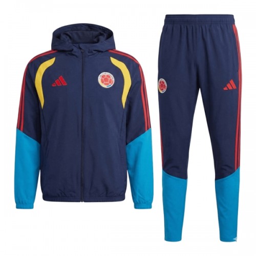Colômbia Casaco Capuz Treino 2026-27 Navy Colômbia Casaco Capuz Treino 2026-27 Navy