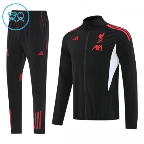 Liverpool Casaco de Treino Conjunto 2025-26 Preta - Criança Liverpool Casaco de Treino Conjunto 2025-26 Preta - Criança