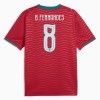 Camisola do Portugal B. Fernandes 8 Equipamento Principal Mundial 2026