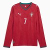 Camisola do Portugal Ronaldo 7 Equipamento Principal Mundial 2026 Manga Comprida