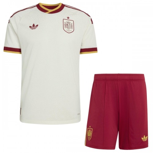 Conjunto Espanha Equipamento Alternativo Mundial 2026 - Criança Conjunto Espanha Equipamento Alternativo Mundial 2026 - Criança