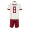 Conjunto Espanha Fabian 8 Equipamento Alternativo Mundial 2026 - Criança