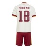 Conjunto Espanha Zubimendi 18 Equipamento Alternativo Mundial 2026 - Criança