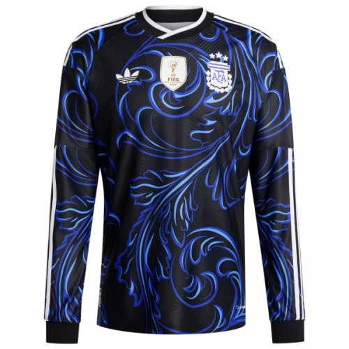 Camisola do Argentina Equipamento Alternativo Mundial 2026 Manga Comprida Camisola do Argentina Equipamento Alternativo Mundial 2026 Manga Comprida