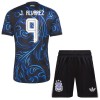 Conjunto Argentina J. Alvarez 9 Equipamento Alternativo Mundial 2026 - Criança