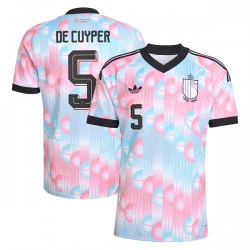 Camisola do Bélgica De Cuyper 5 Equipamento Alternativo Mundial 2026 Camisola do Bélgica De Cuyper 5 Equipamento Alternativo Mundial 2026