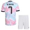 Conjunto Bélgica De Bruyne 7 Equipamento Alternativo Mundial 2026 - Criança