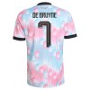Conjunto Bélgica De Bruyne 7 Equipamento Alternativo Mundial 2026 - Criança