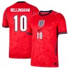 Camisola do Inglaterra Bellingham 10 Equipamento Alternativo Mundial 2026