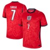 Camisola do Inglaterra Saka 7 Equipamento Alternativo Mundial 2026