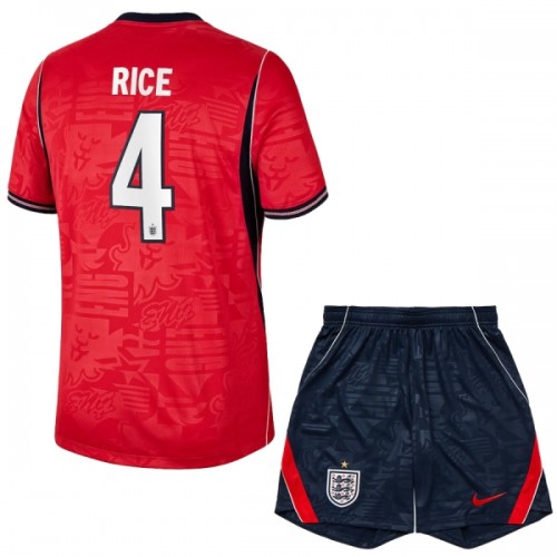 Conjunto Inglaterra Rice 4 Equipamento Alternativo Mundial 2026 - Criança Conjunto Inglaterra Rice 4 Equipamento Alternativo Mundial 2026 - Criança