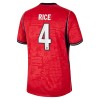 Conjunto Inglaterra Rice 4 Equipamento Alternativo Mundial 2026 - Criança