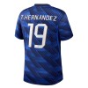 Camisola do França Theo Hernandez 19 Equipamento Principal Mundial 2026