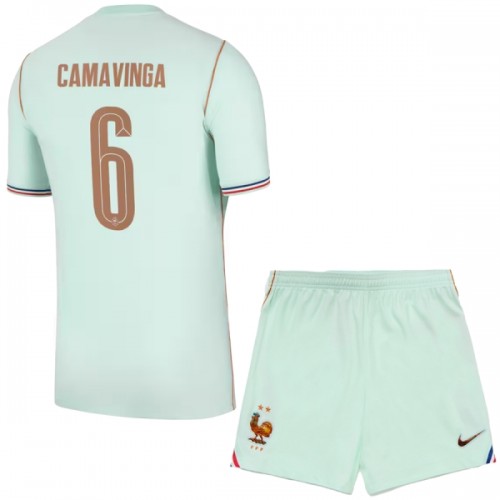 Conjunto França Camavinga 6 Equipamento Alternativo Mundial 2026 - Criança Conjunto França Camavinga 6 Equipamento Alternativo Mundial 2026 - Criança