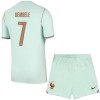 Conjunto França O. Dembele 7 Equipamento Alternativo Mundial 2026 - Criança