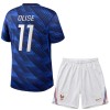 Conjunto França Olise 11 Equipamento Principal Mundial 2026 - Criança