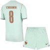 Conjunto França Tchouameni 8 Equipamento Alternativo Mundial 2026 - Criança