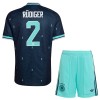 Conjunto Alemanha Rudiger 2 Equipamento Alternativo Mundial 2026 - Criança