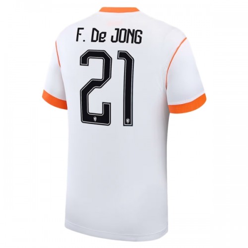 Camisola do Holanda F. De Jong 21 Equipamento Alternativo Mundial 2026 Camisola do Holanda F. De Jong 21 Equipamento Alternativo Mundial 2026