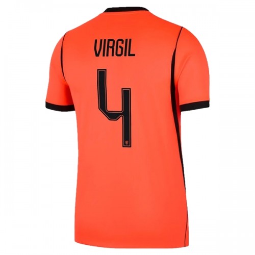 Camisola do Holanda Virgil 4 Equipamento Principal Mundial 2026 Camisola do Holanda Virgil 4 Equipamento Principal Mundial 2026