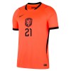 Conjunto Holanda F. De Jong 21 Equipamento Principal Mundial 2026 - Criança