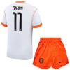 Conjunto Holanda Gakpo 11 Equipamento Alternativo Mundial 2026 - Criança Conjunto Holanda Gakpo 11 Equipamento Alternativo Mundial 2026 - Criança