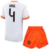 Conjunto Holanda Virgil 4 Equipamento Alternativo Mundial 2026 - Criança