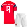 Conjunto Noruega Haaland 9 Equipamento Principal Mundial 2026 - Criança Conjunto Noruega Haaland 9 Equipamento Principal Mundial 2026 - Criança
