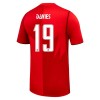 Camisola do Canadá Davies 19 Equipamento Principal Mundial 2026