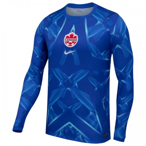 Camisola do Canadá Guarda Redes Equipamento Principal Mundial 2026 Manga Comprida Camisola do Canadá Guarda Redes Equipamento Principal Mundial 2026 Manga Comprida