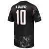 Camisola do Canadá J. David 10 Equipamento Alternativo Mundial 2026