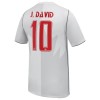 Camisola do Canadá J. David 10 Equipamento Terceiro Mundial 2026