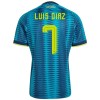 Camisola do Colômbia Luis Diaz 7 Equipamento Alternativo Mundial 2026